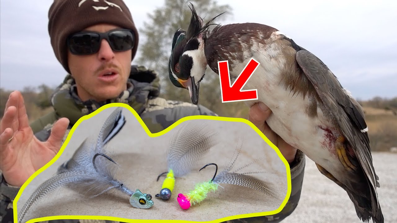 Using Hunted Duck Feathers to Make Fishing Lures