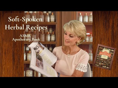 ASMR Apothecary Book 📖 Soft-Spoken Herbal Recipes & Page Flipping for Sleep!