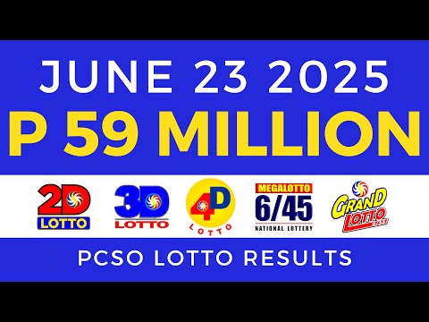 Lotto Result Today 9pm June 23 2025 PCSO
