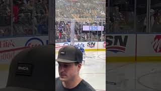 Joseph Woll intermission warm up March 4 2024 Toronto #goalie #hockey #nhl #nhlgoalies