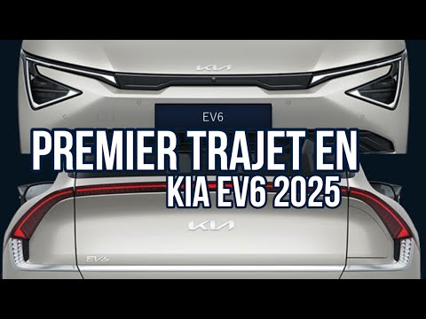 Premier Trajet - Mes 41 premiers kilomètres au volant de la Kia EV6 2025, restylée et améliorée !