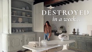 Heartbreak at the Farmhouse (It Only Took a Week to Destroy...) 