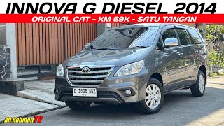 ISTIMEWA❗️INNOVA G DIESEL MATIC 2014 LOW KM , ORIGINAL CAT DAN SATU TANGAN