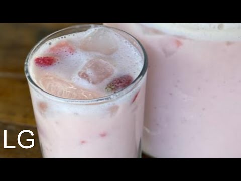 Agua Fresca Fresa Guayaba