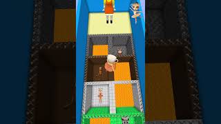 Italian Brainrot & labubu 🧸 vs Squid Game Lava Jump #shorts #minecraft