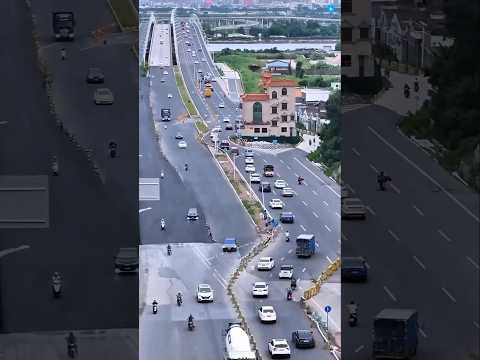 Why Are These Homes Standing in the Middle of Highways in China? #facts #ytshorts #trending