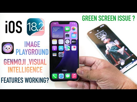 iOS 18.2 Official Update on iPhone 13 – Genmoji, Image Playground, AI, Battery, Green Screen Issue !