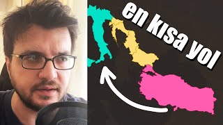 iki ülke arasındaki EN KISA YOL hangisi?