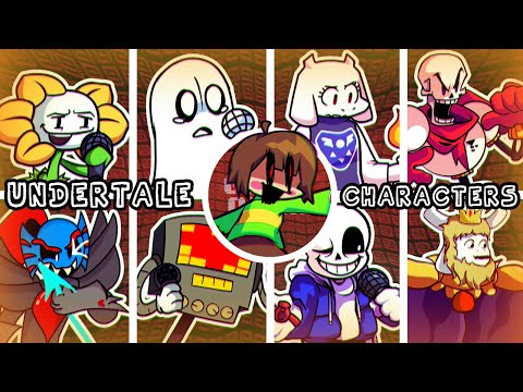 FNF Monsters (Erasure Remix) but UNDERTALE Character Sings It