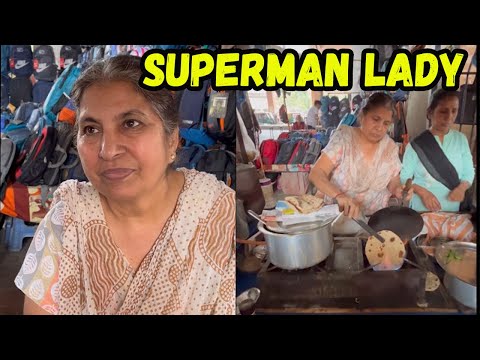 Struggling Lady selling Live Veg Thali On Streets of Uttam nagar 😍 Delhi । Street food india