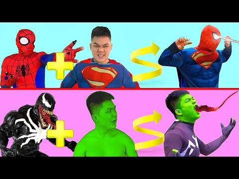 Superheroes Mix by Spider man Vs Superman, Venom Vs Hulk
