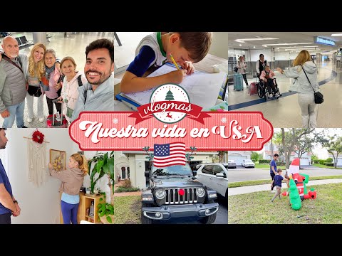 🇺🇸 VLOGMAS 🎄El REENCUENTRO en Florida 🥹 Mis padres y abuela vienen a Estados Unidos por primera vez