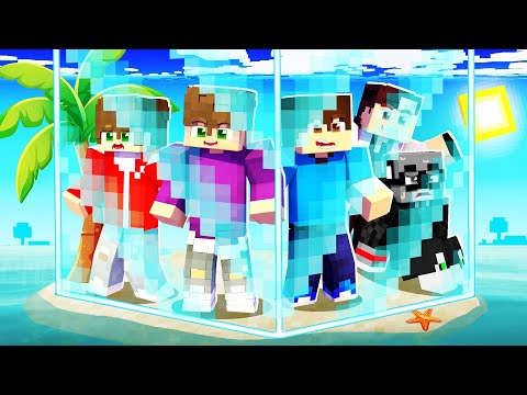 ΠΑΓΙΔΕΥΤΗΚΑΜΕ ΣΕ ΕΝΑ 100 ΕΠΙ 100 ΝΗΣΙ στο Minecraft!