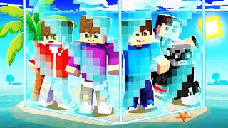 ΠΑΓΙΔΕΥΤΗΚΑΜΕ ΣΕ ΕΝΑ 100 ΕΠΙ 100 ΝΗΣΙ στο Minecraft!