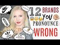Pronunciation of Fashion Brand Names