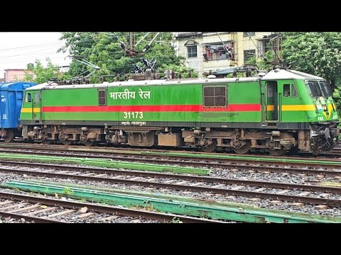 Powerful WAG9 Locomotive Dragging Very Longest Freight Train Indian Railway✅