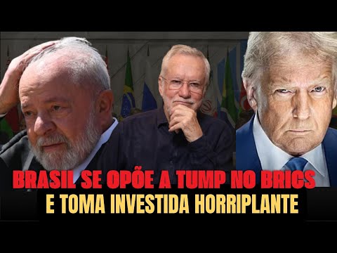 URGENTE! LULA PASSA VERGONHA AO ENCARAR TRUMP NO BRICS E SOFRE GOLPE DIPLOMÁTICO - ALEXANDRE GARCIA