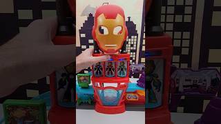 Iron Man and his awesome friends see who's behind the door
