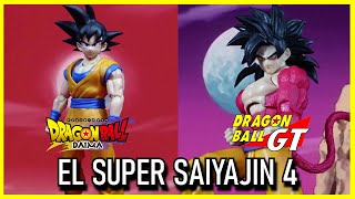 Goku se TRANSFORMA en Super Saiyajin 4 Daima ( Versión GT ) | DRAGON BALL STOP MOTION