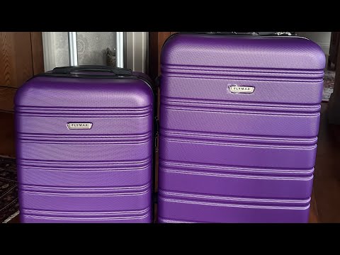 Unboxing Purple Suitcase