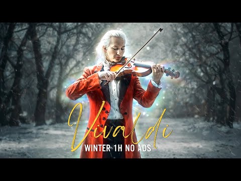 Vivaldi: Winter (1 hour NO ADS) - The Four Seasons| Most Famous Classical Pieces & AI Effect | 432hz