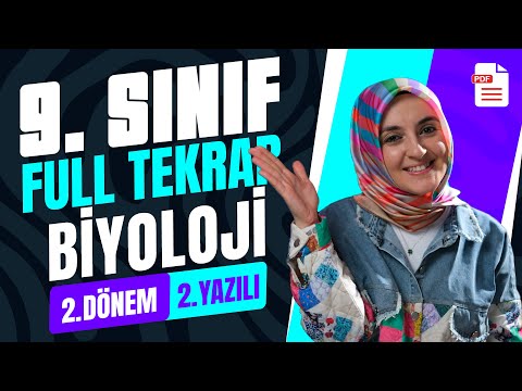 9.Sınıf Biyoloji 2.Dönem 2.Yazılıya Hazırlık | FULL TEKRAR KONU ANLATIMI