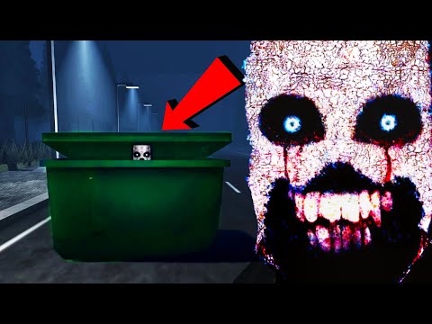 Playing Lixian's CURSED Roblox Horror Game... (Dumpster Night - All Endings)