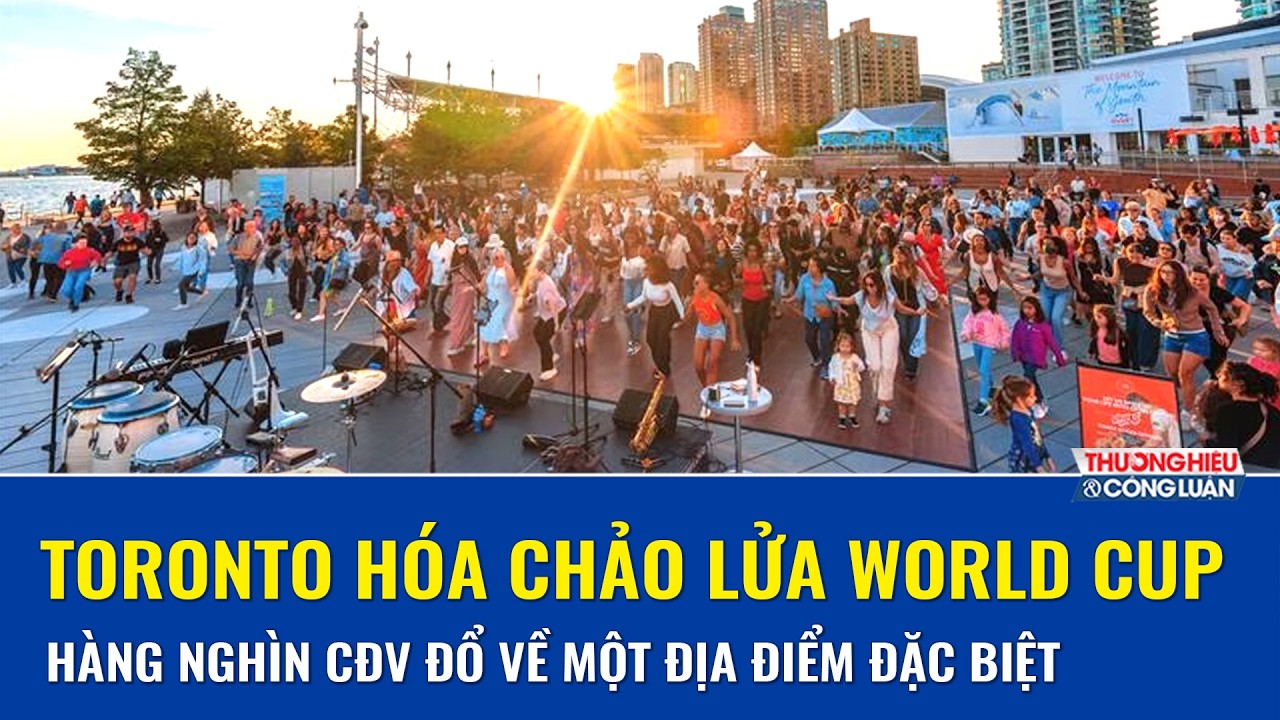 Canada dựng “fan house” khổng lồ, cổ động viên khắp nơi đổ về, không khí nóng như sân vận động