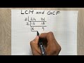 Finding LCM and GCF Using the Ladder Method