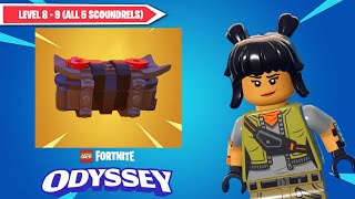 How to Find All 5 Scoundrels location (2025) Lego Fortnite | (Full Guide) #legofortnite #lego