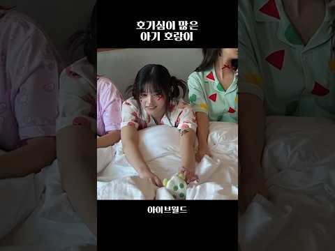 [아이브] 호기심이 많은 아기 호랑이 ㅋㅋ