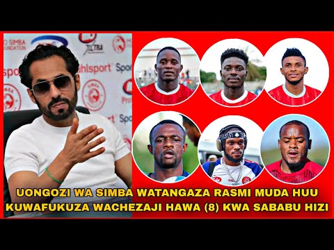 UONGOZI WA SIMBA WATANGAZA RASMI MUDA HUU KUWAFUKUZA WACHEZAJI HAWA (8) KWA SABABU HIZI