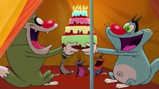हिंदी Oggy and the Cockroaches 🎂 जन्मदिन की शुभकामनाएँ! Hindi Cartoons for Kids