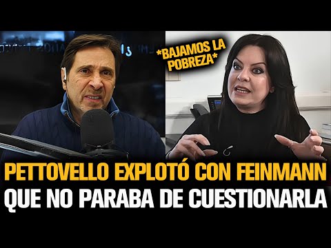 PETTOVELLO EXPLOTÓ CON FEINMANN QUE NO PARABA DE CUESTIONARLA