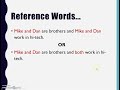 Understanding Pronouns in Sentences