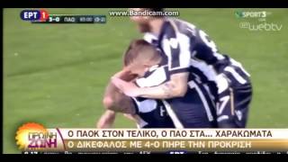 ΠΑΟΚ Παναθηναϊκός 4 0 Κύπελλο Ελλάδος (Highlights)