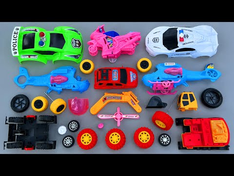 Fixing Parts of Detached Toy Vehicle Compilation - ASMR Style
