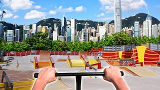КАТАЮСЬ В ЛУЧШИХ СКЕЙТПАРКАХ ГОНКОНГА | ОТ ПЕРВОГО ЛИЦА | GoPro scooter HongKong 