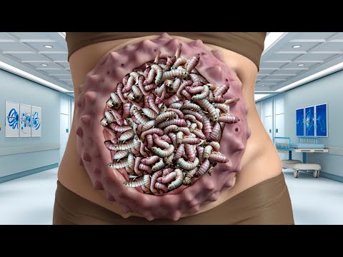 ASMR Bembi Treatment Animation | ASMR Mashi Gandul Infected Belly Button | ASMR Nabhi Kida