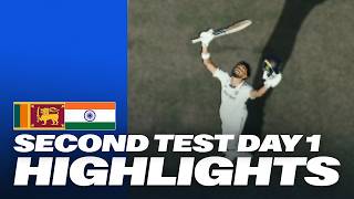 Sri Lanka v India 2nd Test Day 1 Full Highlights I Fox Cricket