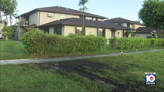 Hollywood police car found on fire in Miami-Dade County