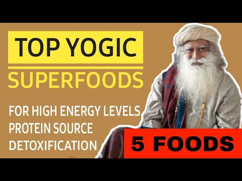 Sadhguru yogic superfoods- For energy, protein and detoxification