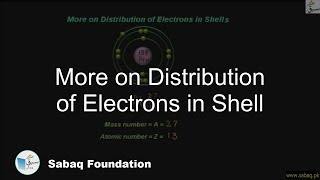 More on Distribution of Electrons in Shell
