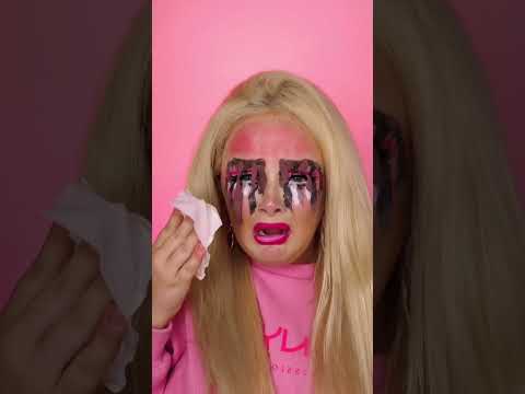 BARBIE MELTING CLAYMATION ??? #stopmotion #makeup #barbievibes
