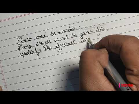 Start Calligraphy With Slow And Perfect|