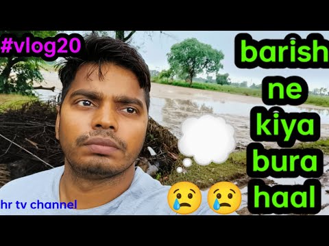 kisano ka hua bura haal😱 #hrtvchannel #wheather #heavystrom #barish #specialvlog #farmer's