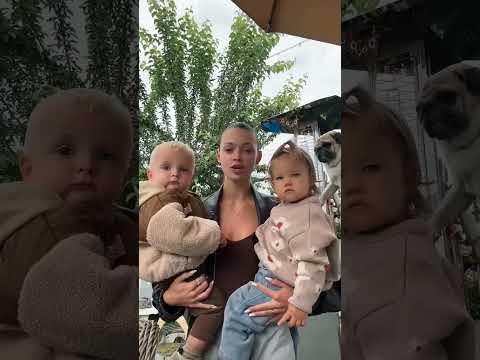 Аня с  Тео  и дочей 😂❤️ #аняищук #семьявместе #димасблог