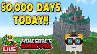 🔴 LIVE 🔴 Hitting 50,000 Days in my Hardcore Minecraft Forever World