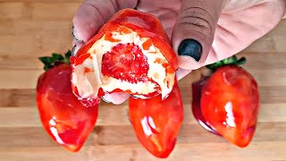 O Famoso MORANGO DO AMOR 🔥 O JEITO MAIS FÁCIL DE FAZER | receitas fáceis e rápidas | morango do amor
