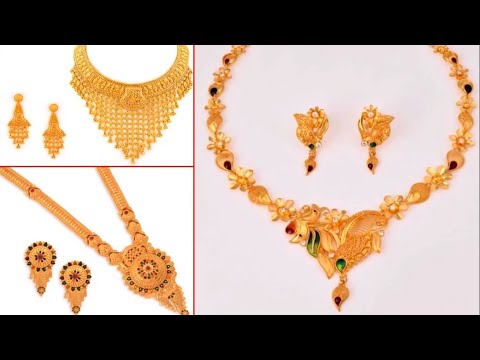 #gold necklace designs2025  #designer gold collection #simple necklace #todayfashion #gold jewellery